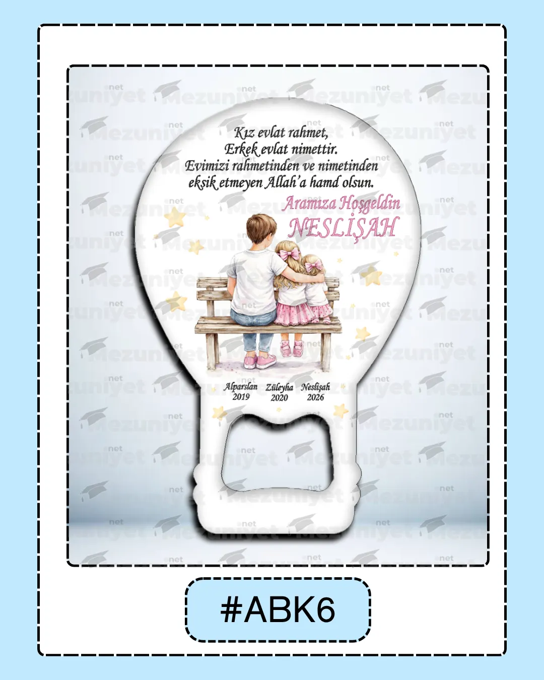 2 - 3 Kardeş Magnetleri - ABK6