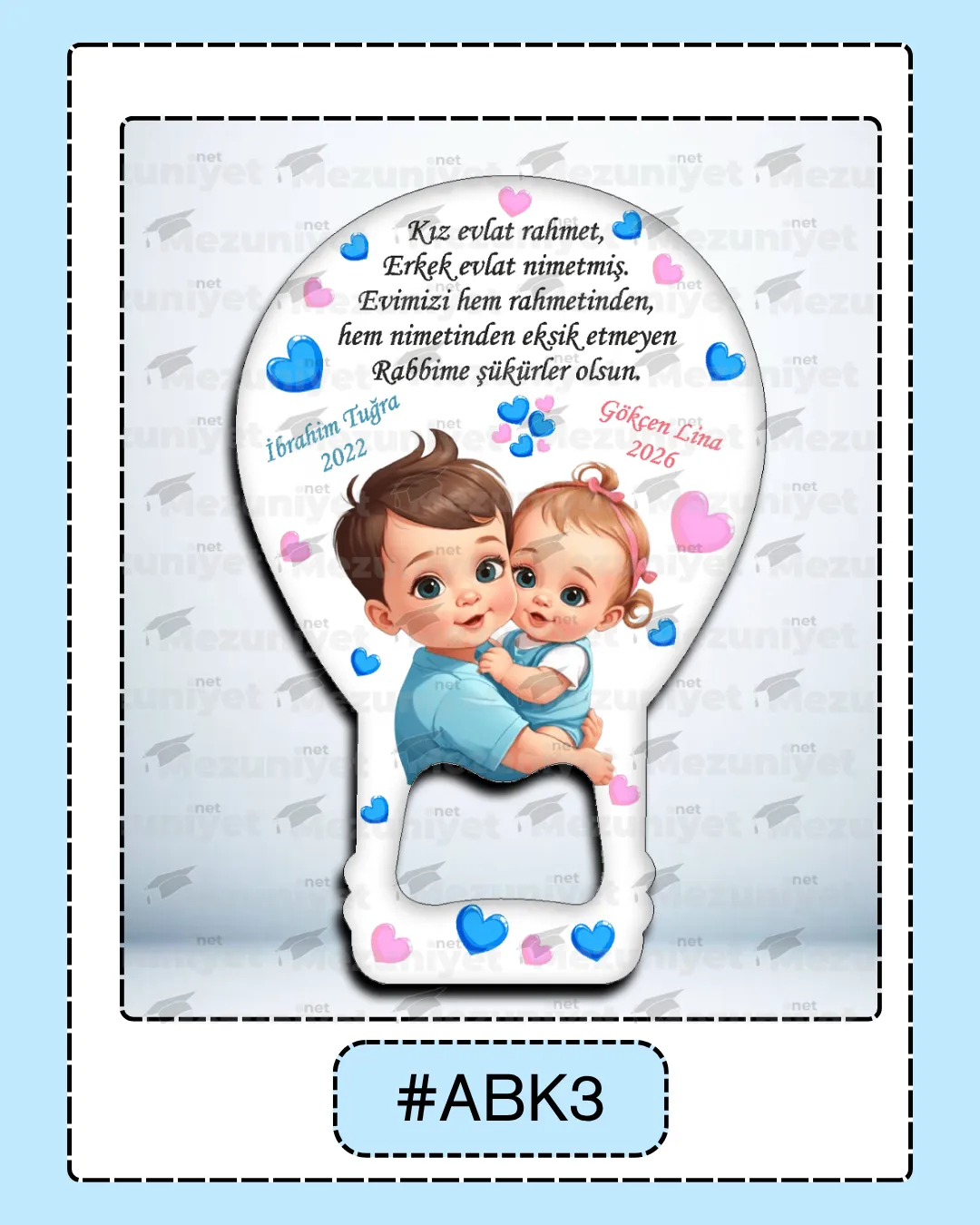 2 - 3 Kardeş Magnetleri - ABK3