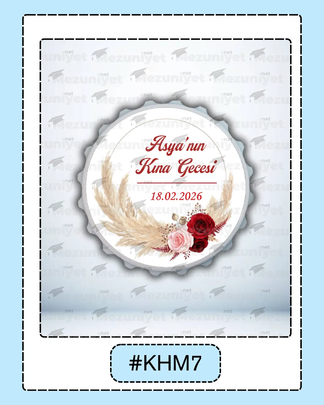 Kına Hatırası Magnetleri - KHM7