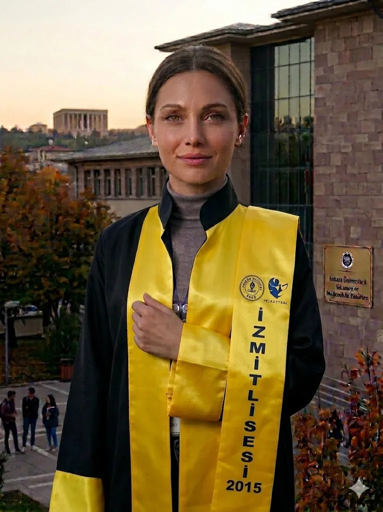 Siyah Sarı - Şallı - Lise Cübbesi