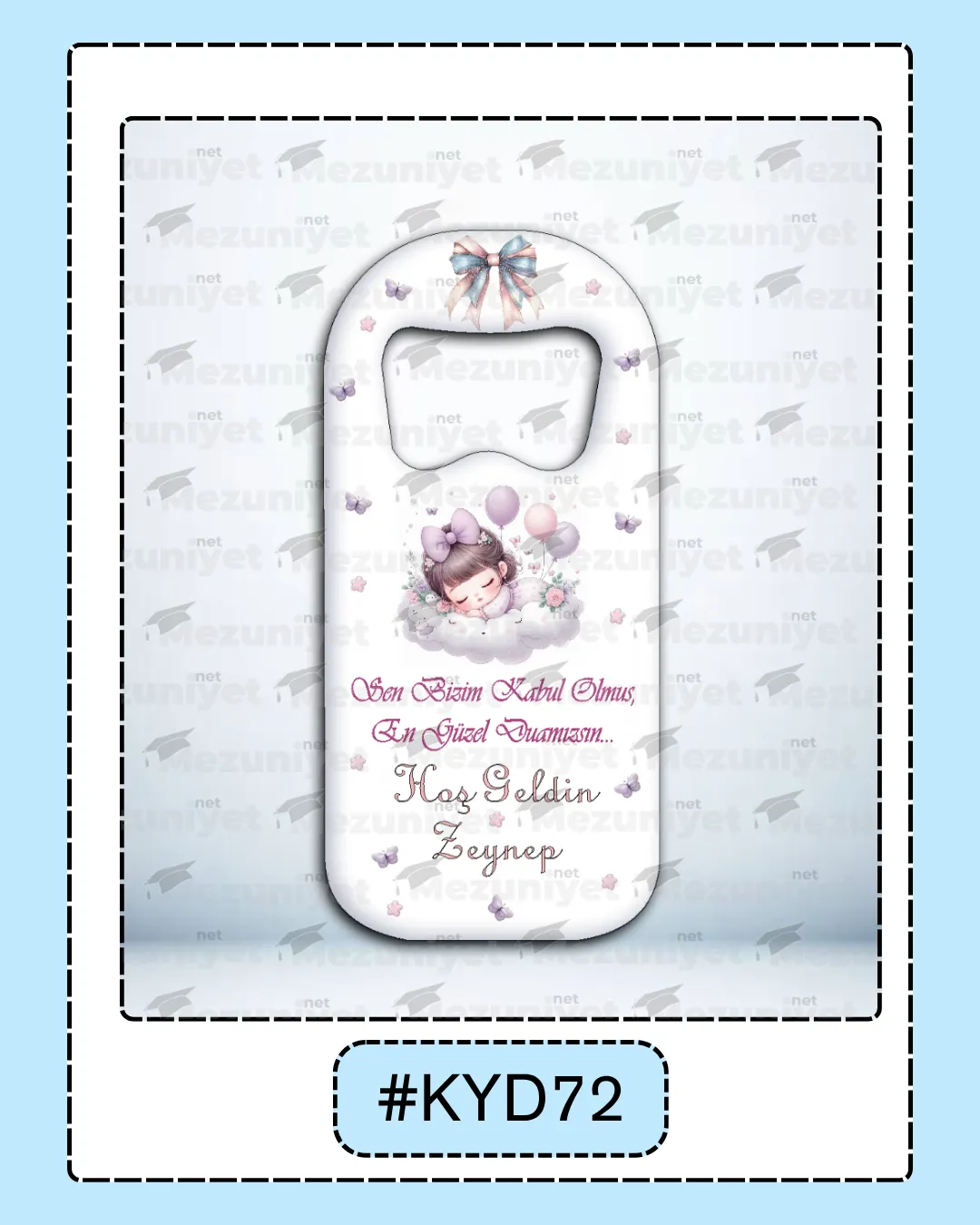 Kız Yeni Doğan Magnet Modeli - KYD72