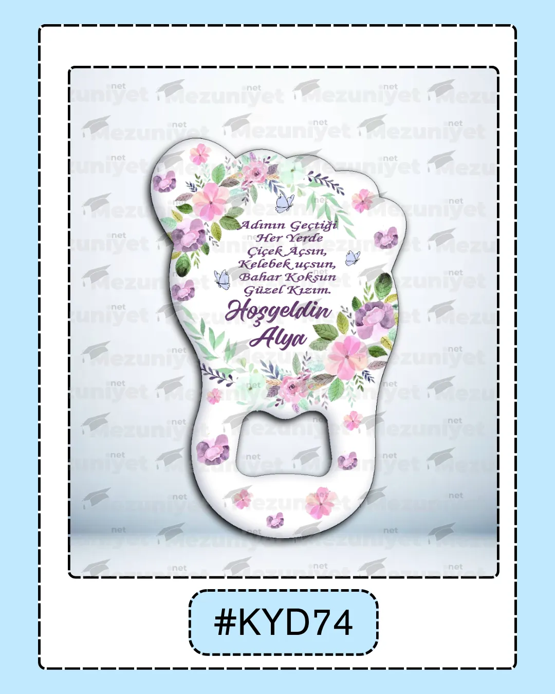 Kız Yeni Doğan Magnet Modeli - KYD74