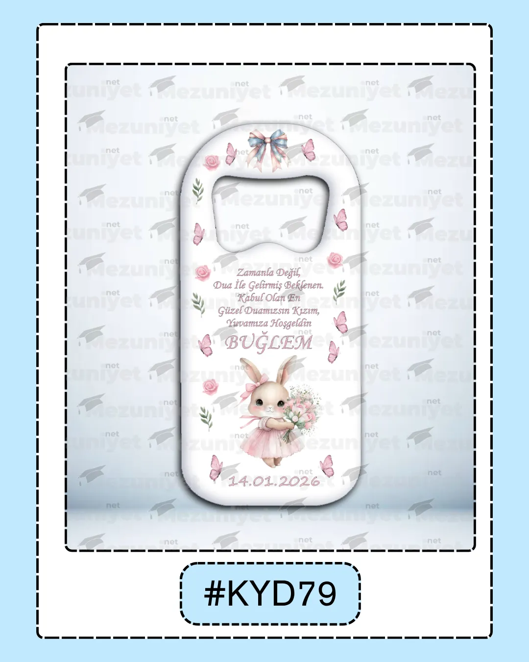 Kız Yeni Doğan Magnet Modeli - KYD79