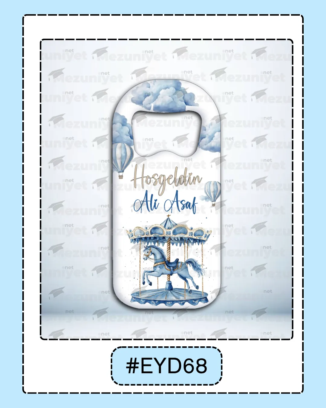 Erkek Yeni Doğan Magnetleri - EYD68