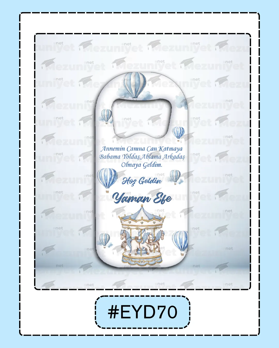 Erkek Yeni Doğan Magnetleri - EYD70