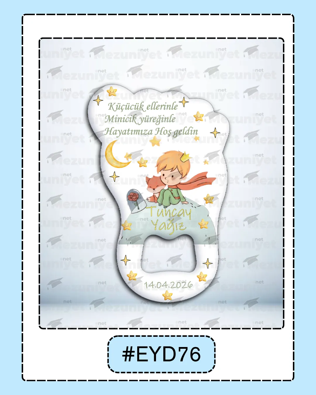 Erkek Yeni Doğan Magnetleri - EYD76