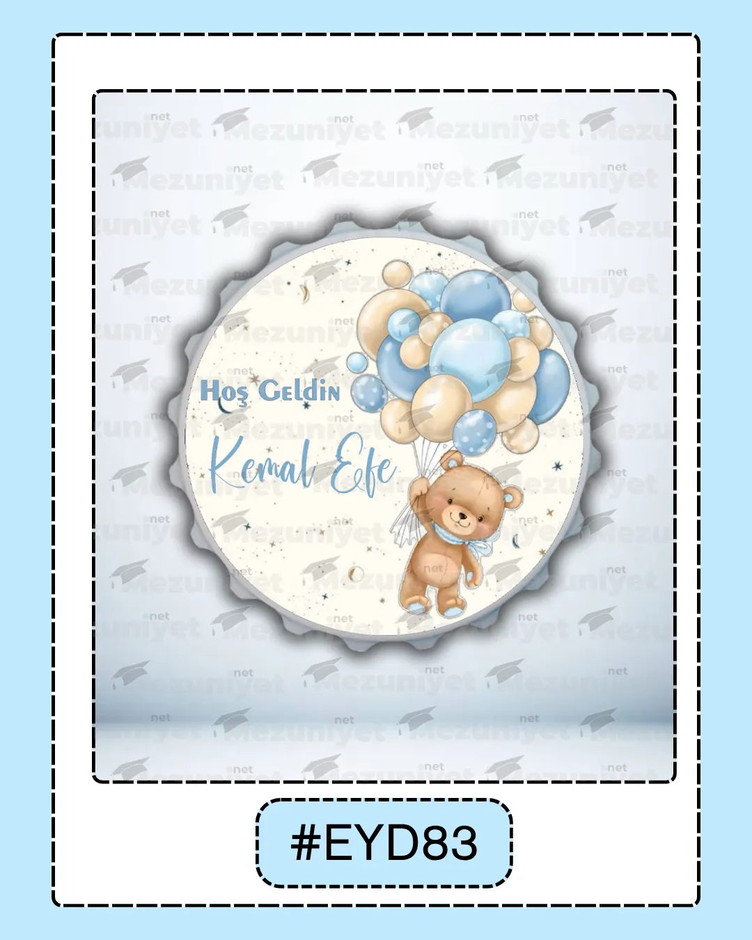 Erkek Yeni Doğan Magnetleri - EYD83