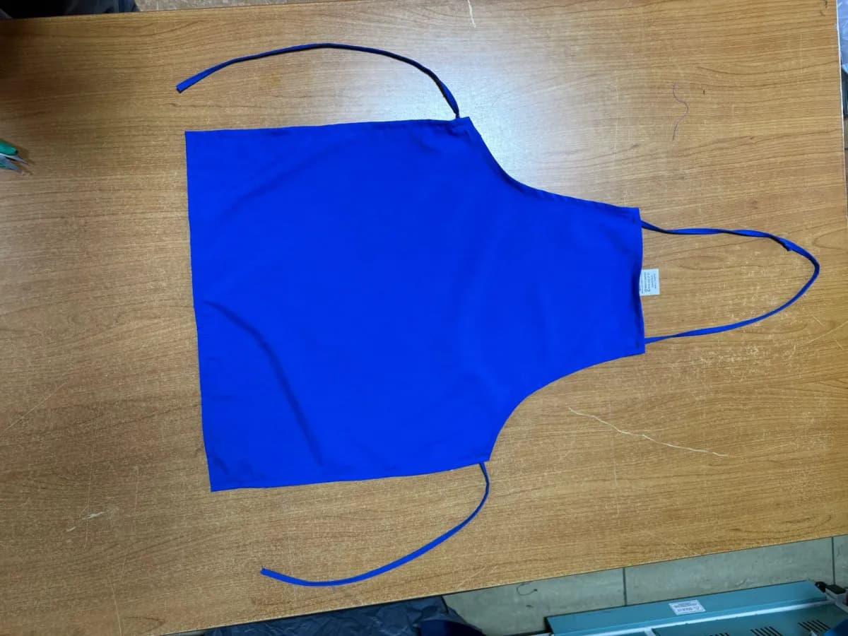 Anaokulu Aşçı Önlüğü - Anaokulu Mutfak Önlüğü - Mavi