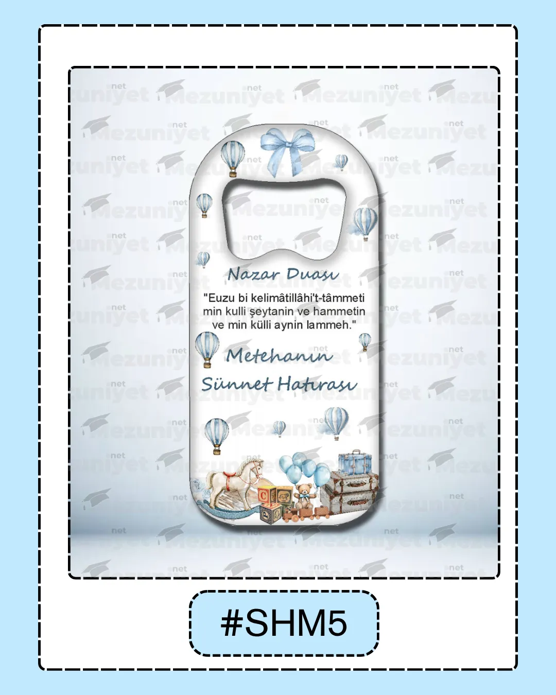 Balon Açacak Magnet - Sünnet Tasarımı - SHM5