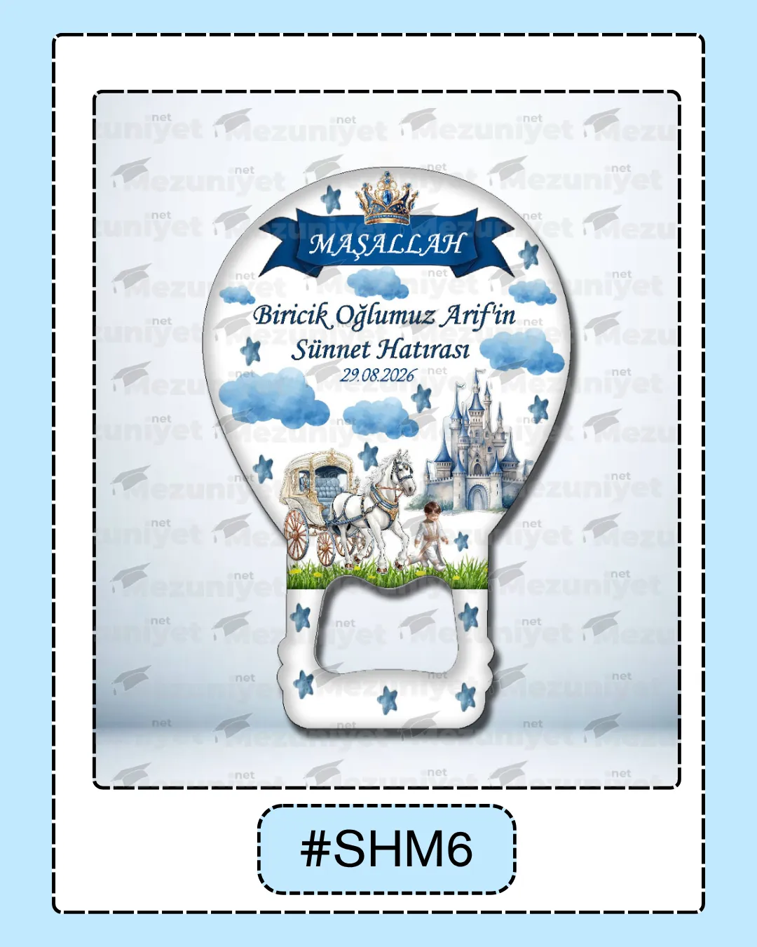 Balon Açacak Magnet - Sünnet Tasarımı - SHM6