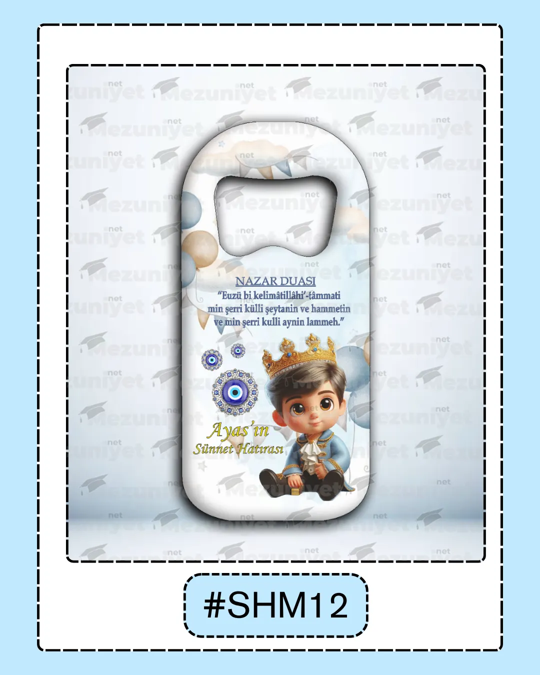 Balon Açacak Magnet - Sünnet Tasarımı - SHM12