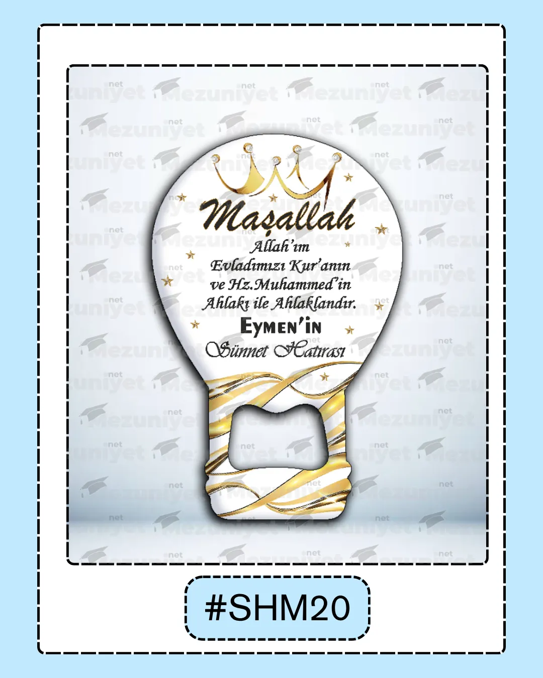 Balon Açacak Magnet - Sünnet Tasarımı - SHM20