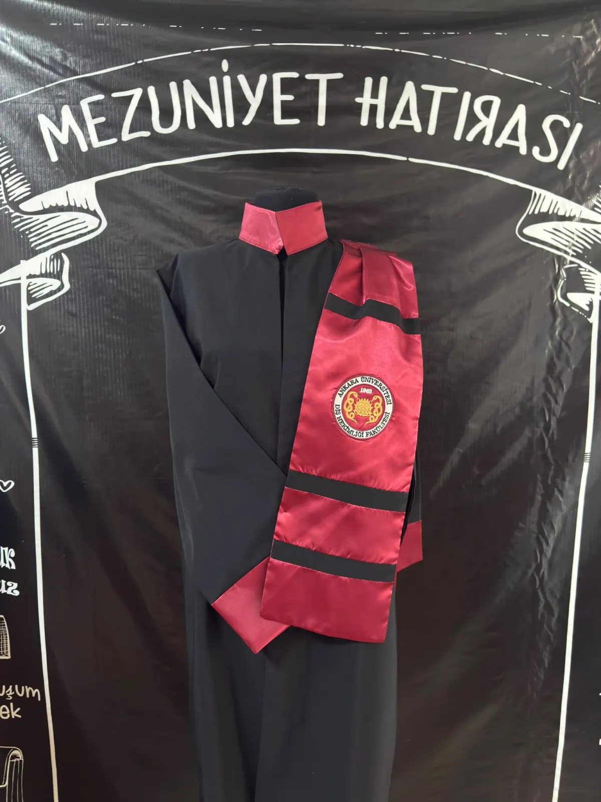 Ankara Üniversitesi Diş Hekimliği Fakültesi Cübbesi - Mezuniyet.Net