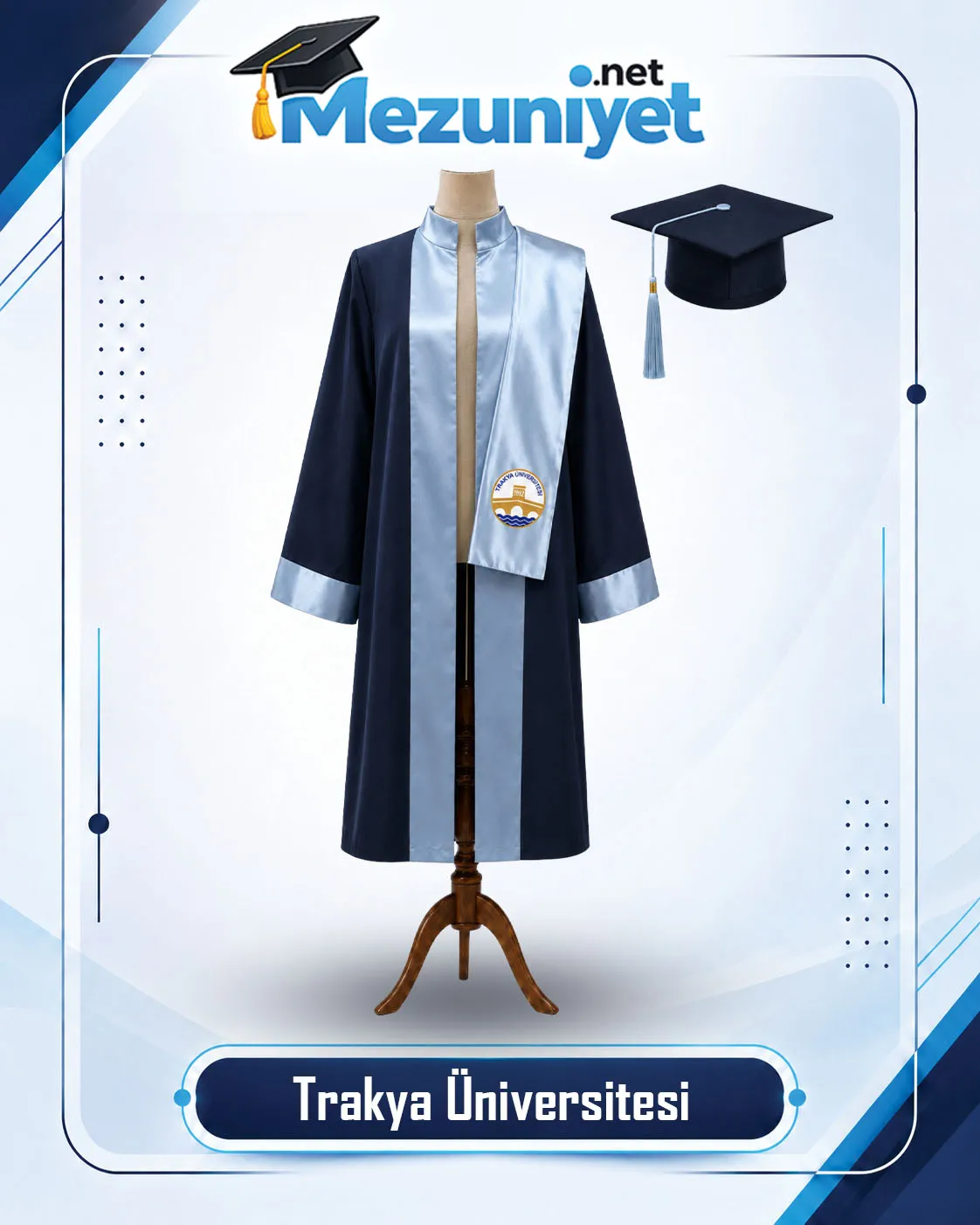 Trakya Üniversitesi Cübbe - Mezuniyet.Net