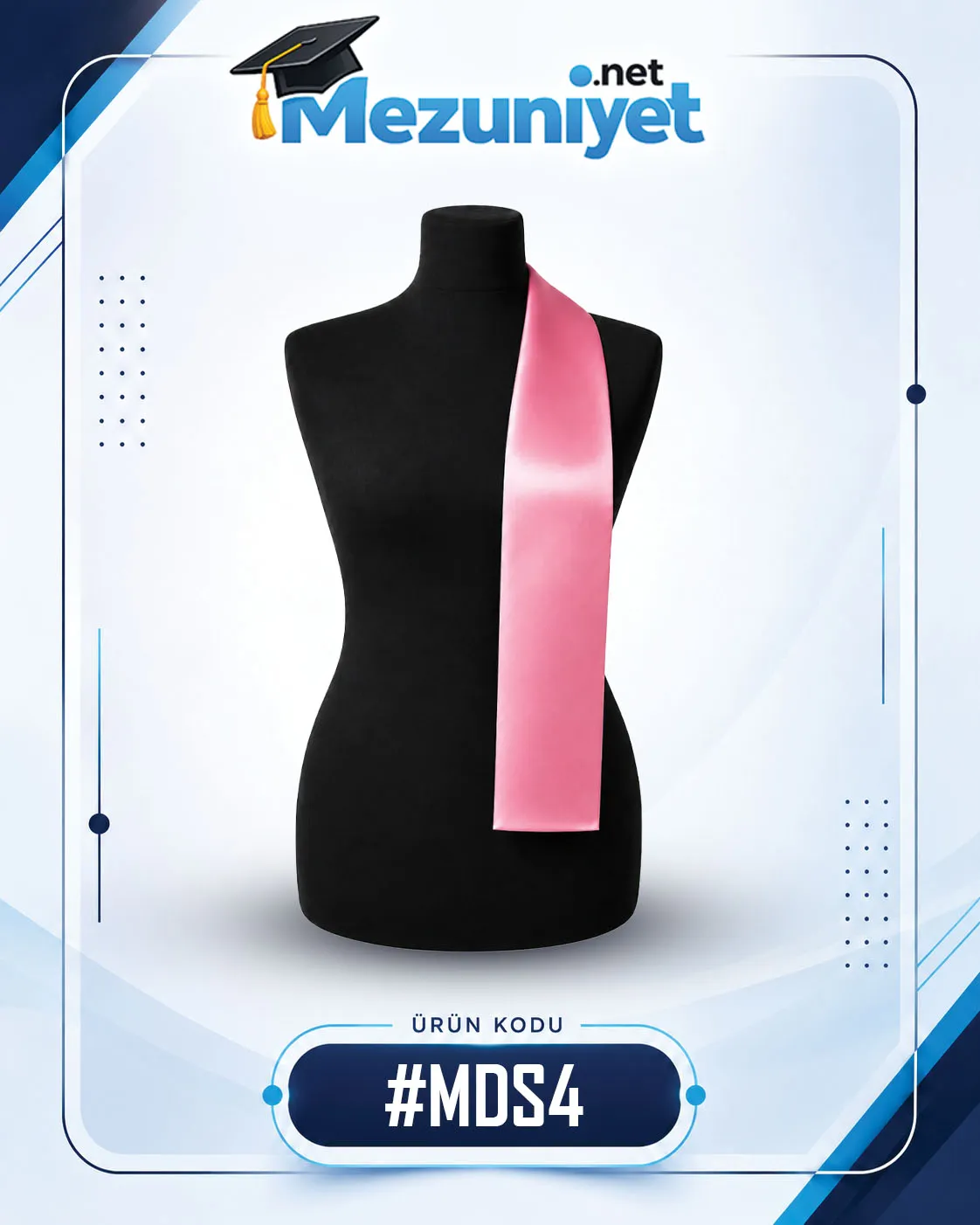 Mezuniyet Şalı PEMBE - #MDS4 - Mezuniyet.Net