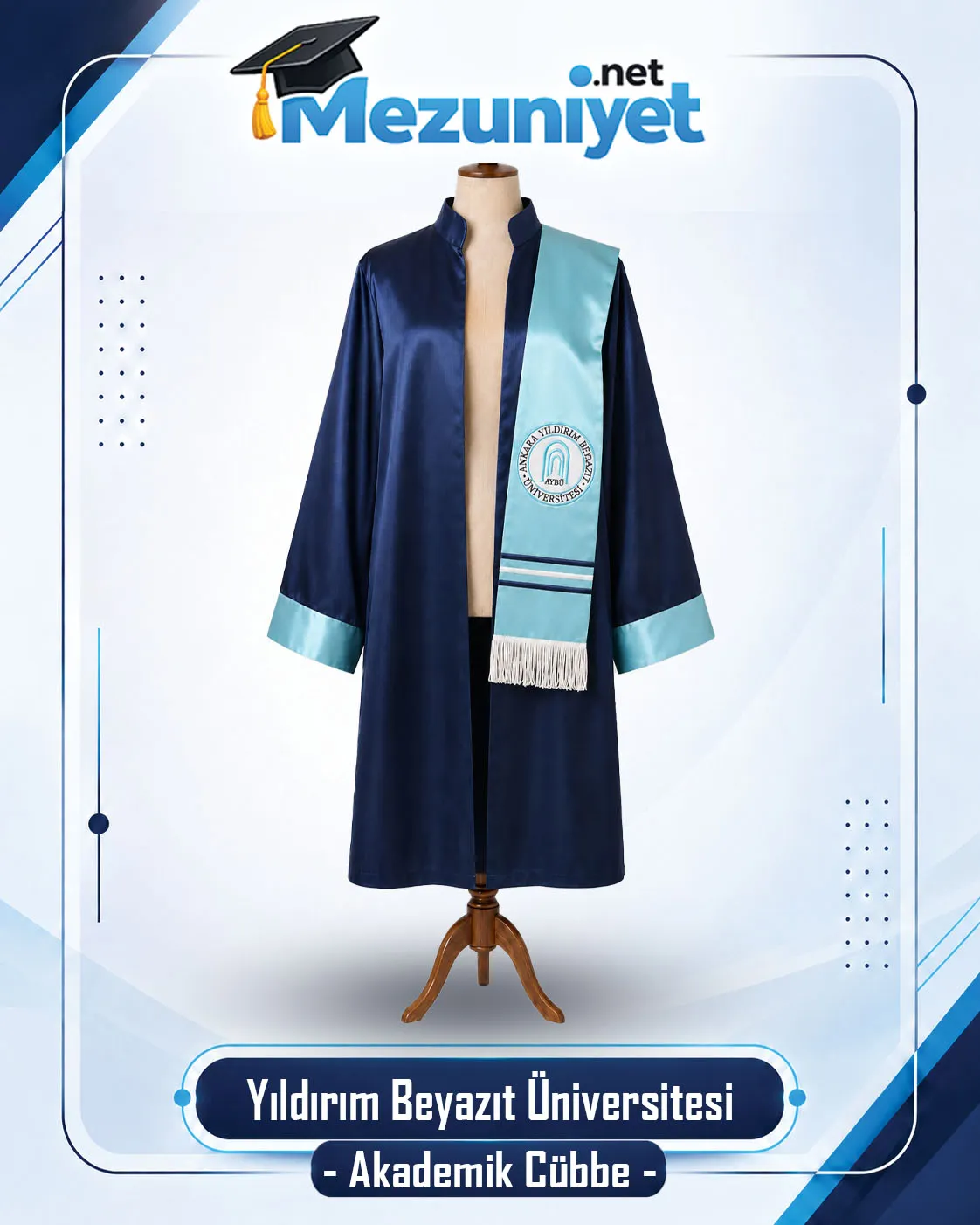 Yıldırım Beyazıt Üniversitesi - Akademik Cübbe - Mezuniyet.Net