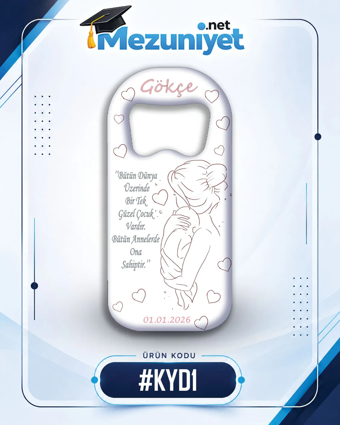 Kız Yeni Doğan Magnetleri - KYD1 - Mezuniyet.Net