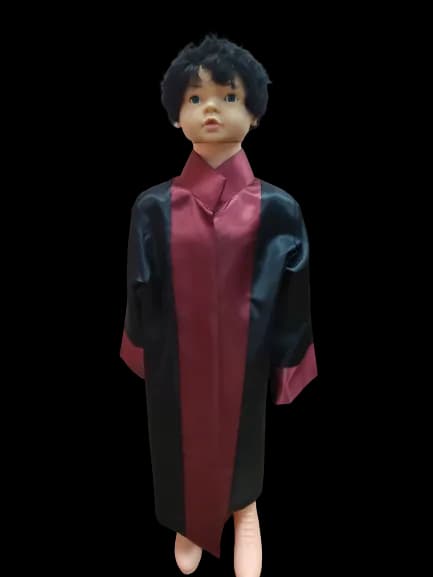 Anaokulu Mezuniyet - Siyah Bordo