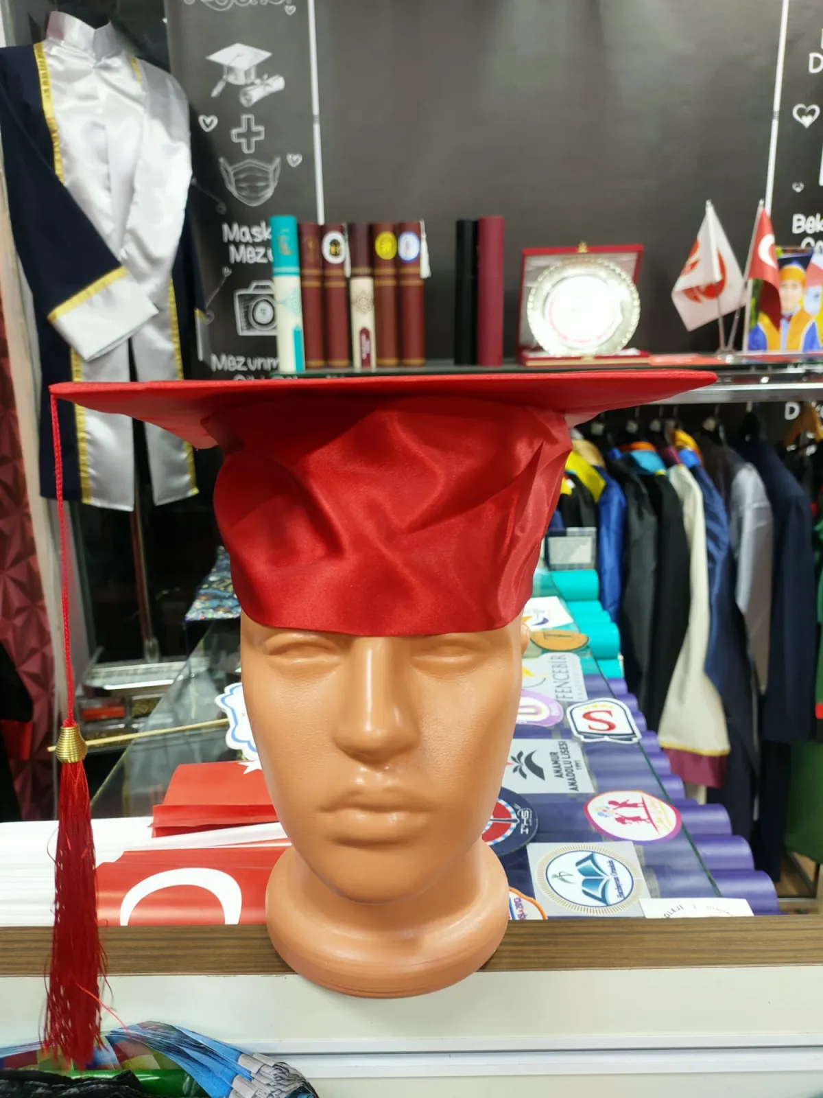 Mezuniyet Kep - Kırmızı