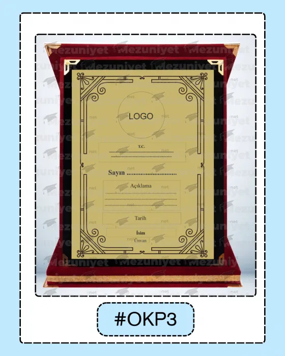 Albüm Plaket - OKP03