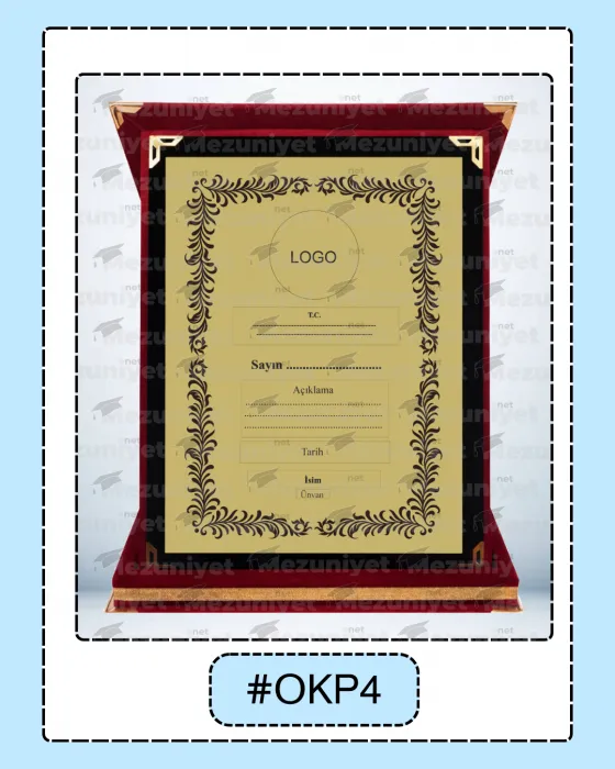 Albüm Plaket - OKP04