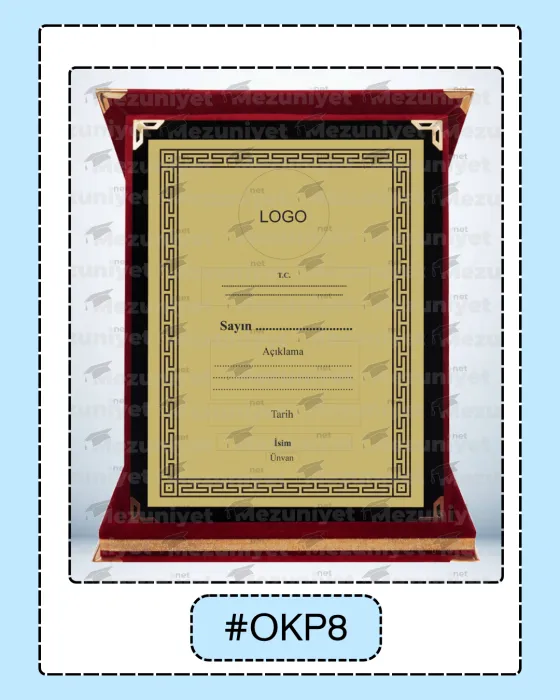 Albüm Plaket - OKP08