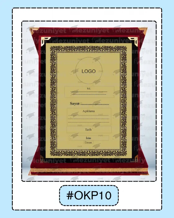 Albüm Plaket - OKP10