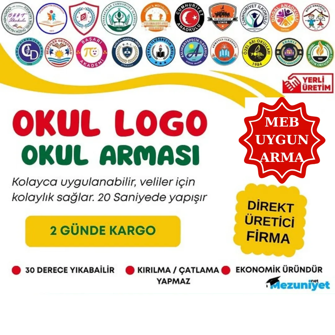 Okul Logosu - Okul Arması Siparişi