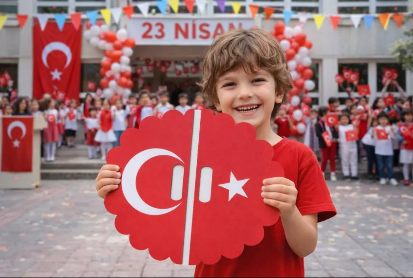 23 Nisan Gösteri Plakası - MDF - Mezuniyet.Net