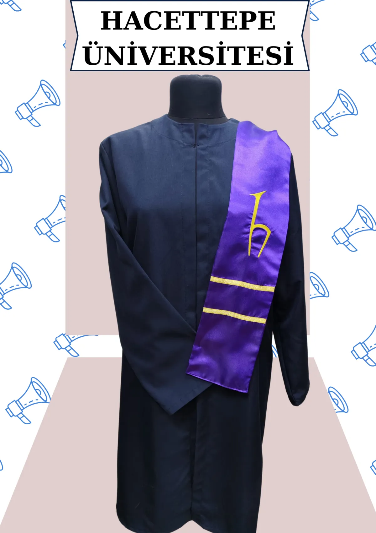 Hacettepe Üniversitesi Mezuniyet Cübbesi