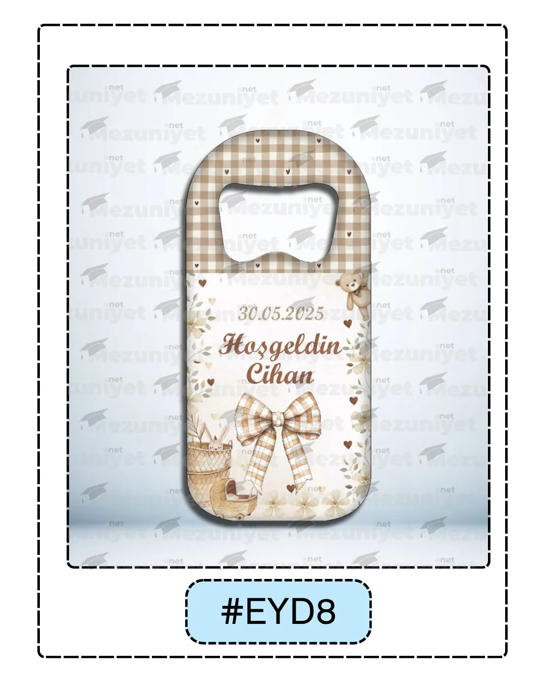 Erkek Yeni Doğan Magnetleri - EYD8