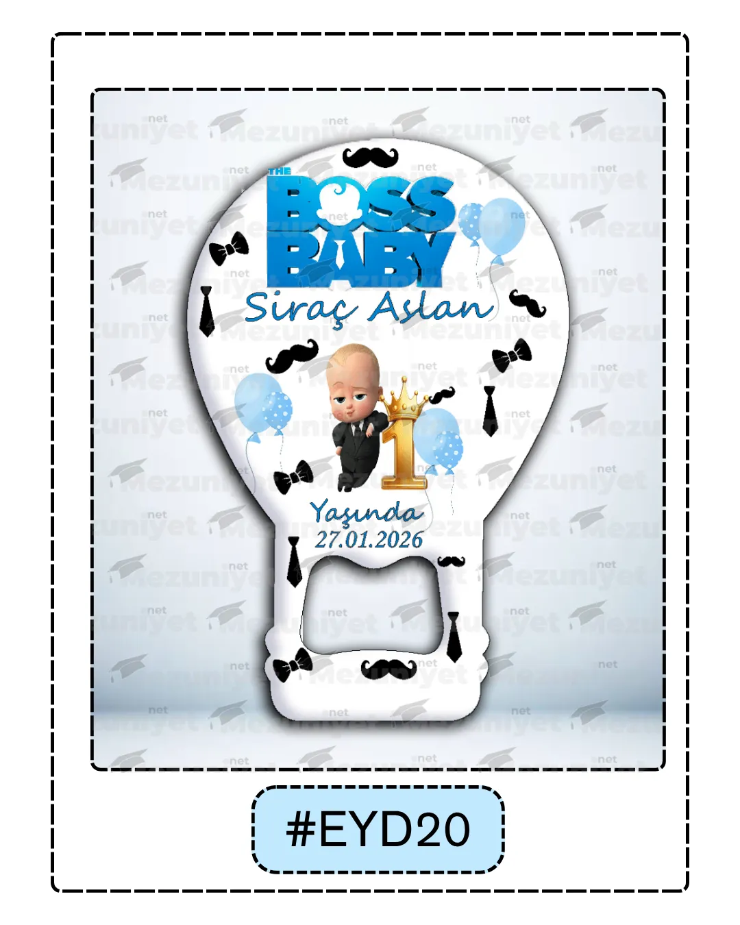 Erkek Yeni Doğan Magnetleri - EYD20