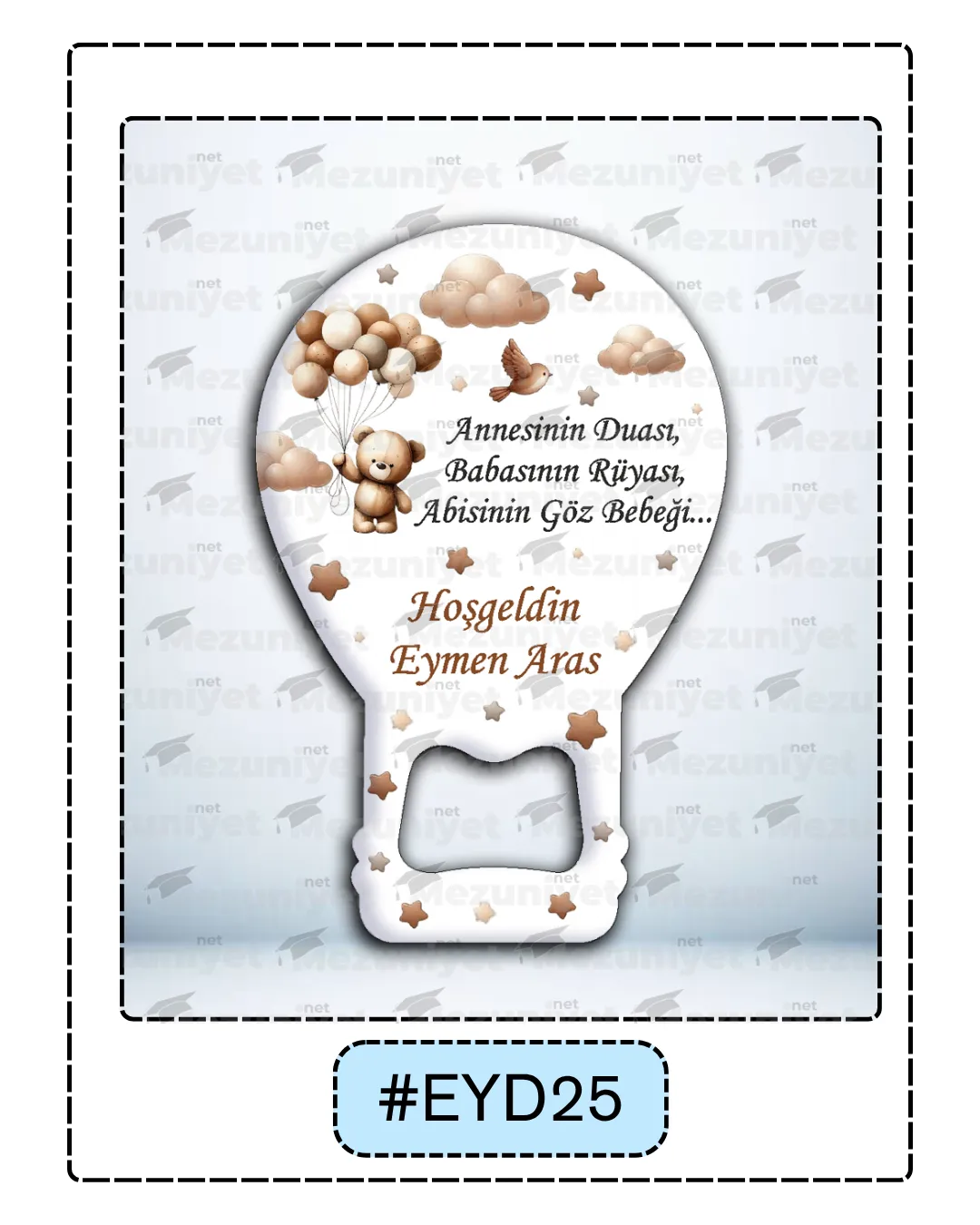 Erkek Yeni Doğan Magnetleri - EYD25