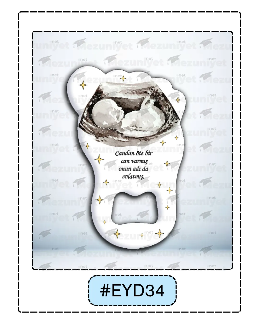 Erkek Yeni Doğan Magnetleri - EYD34