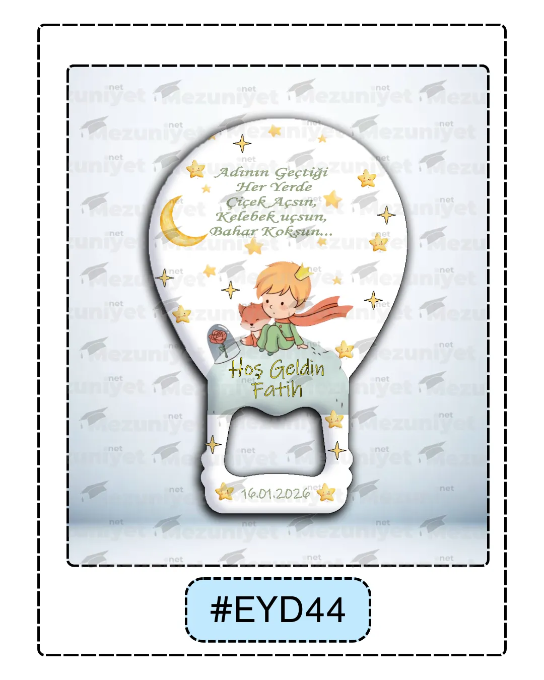 Erkek Yeni Doğan Magnetleri - EYD44