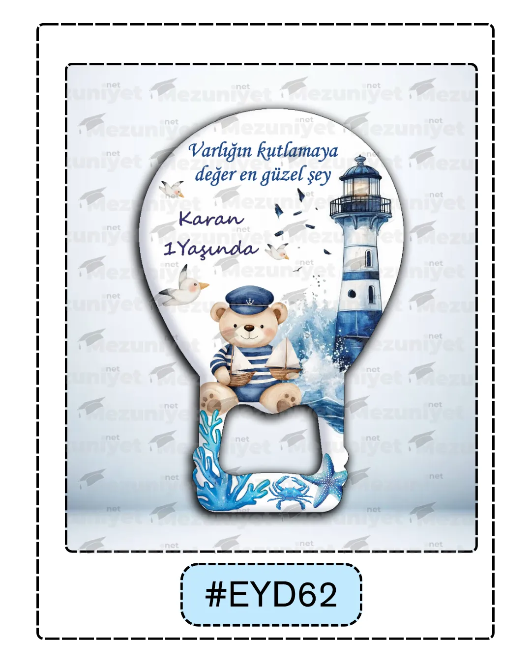 Erkek Yeni Doğan Magnetleri - EYD62