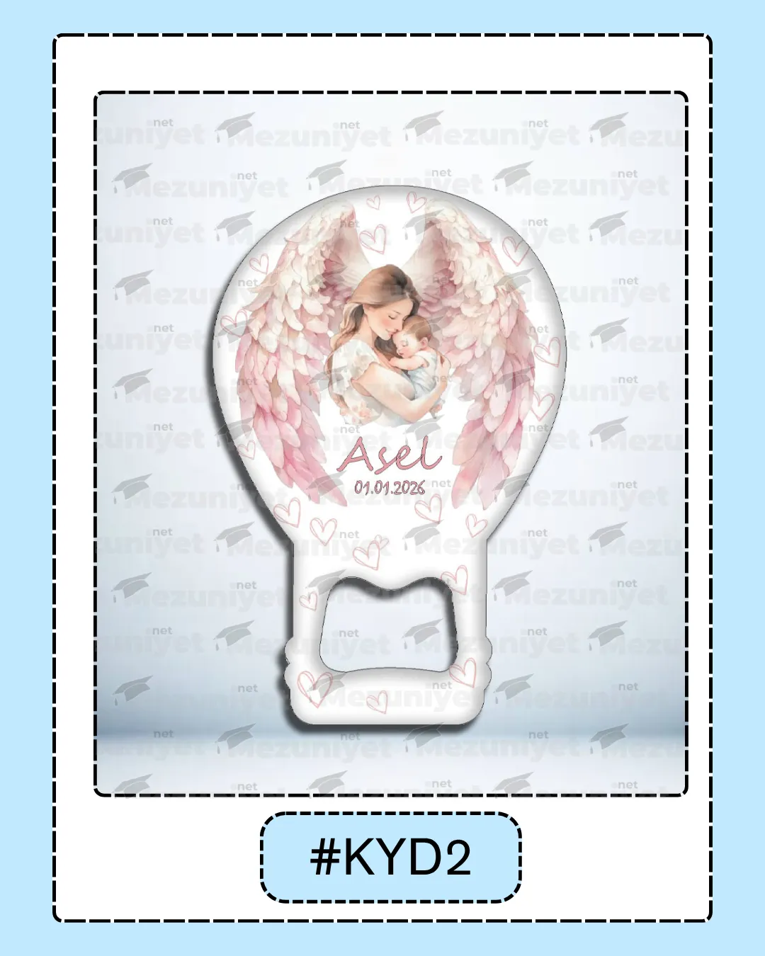 Kız Yeni Doğan Magnet Modeli - KYD02