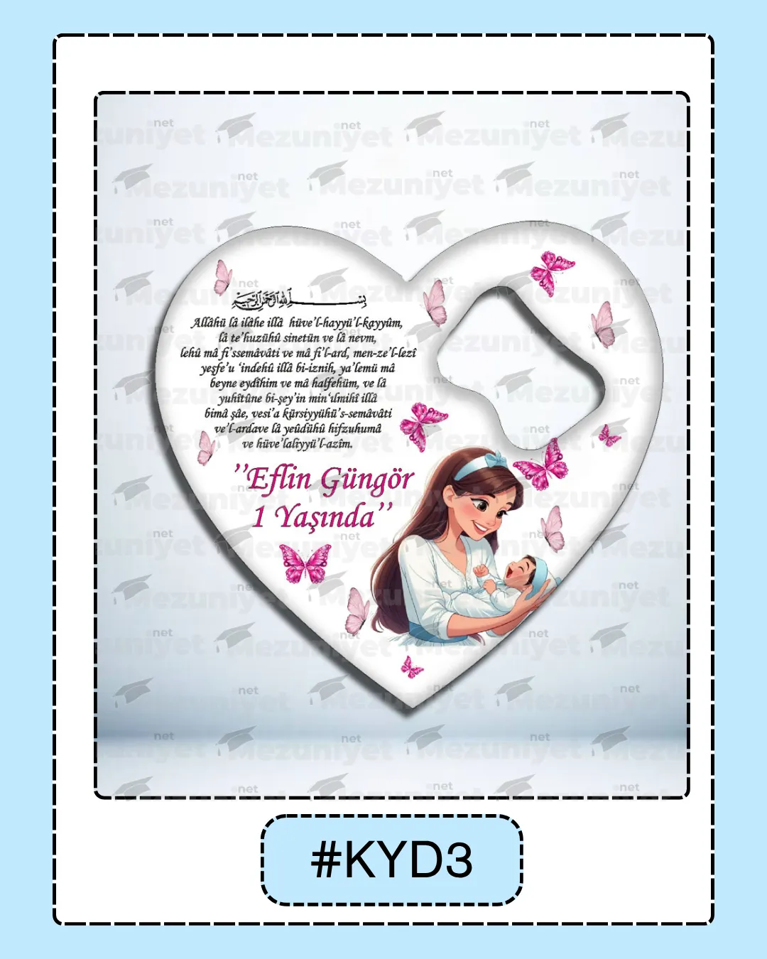 Kız Yeni Doğan Magnet Modeli - KYD03
