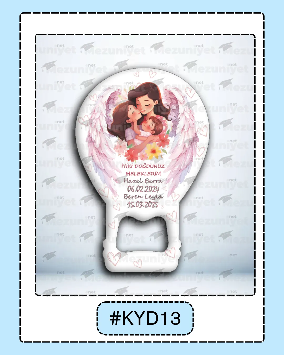 Kız Yeni Doğan Magnet Modeli - KYD13