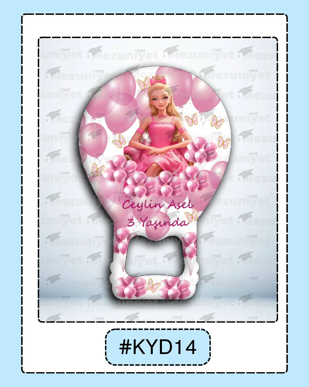 Kız Yeni Doğan Magnet Modeli - KYD14