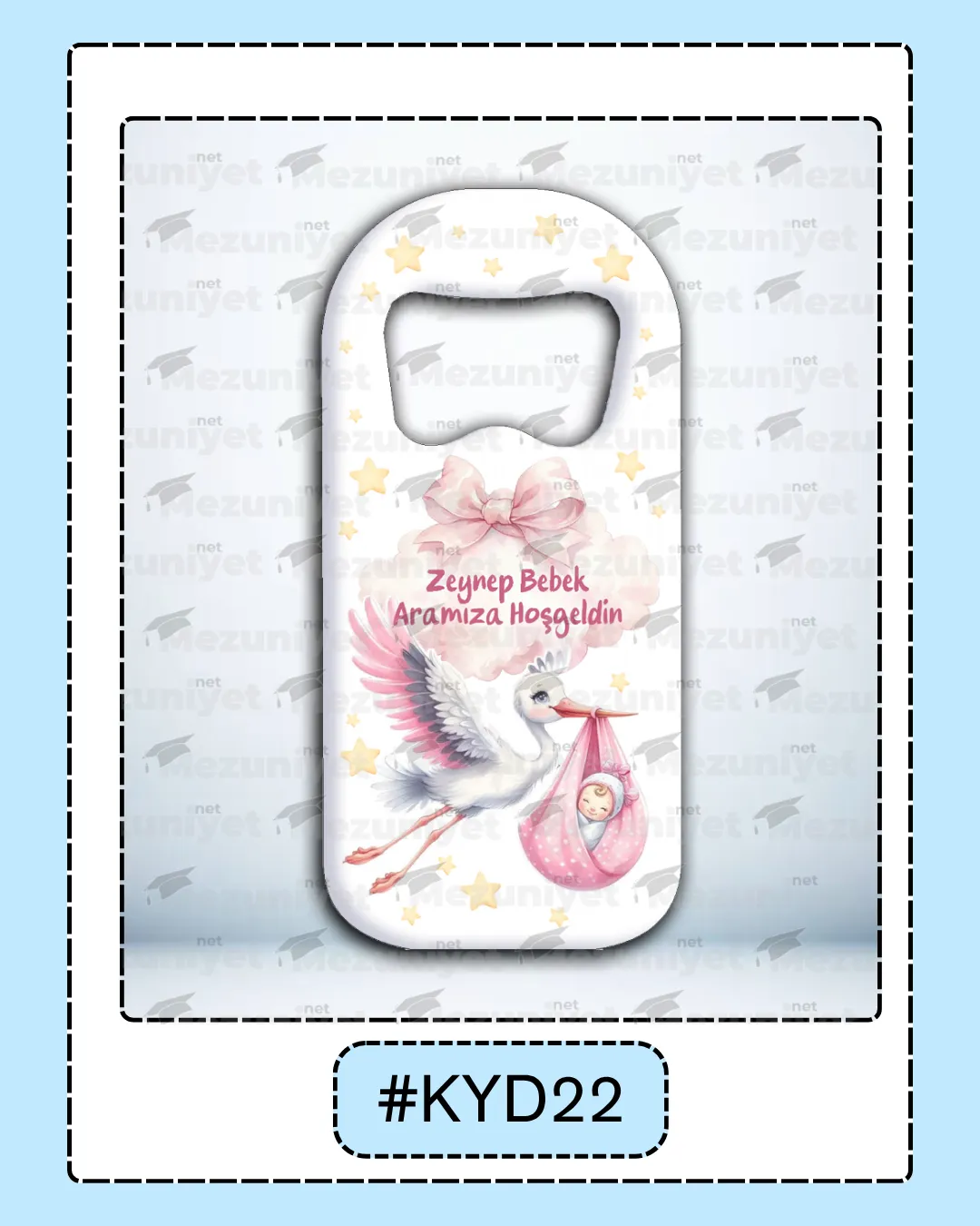 Kız Yeni Doğan Magnet Modeli - KYD22