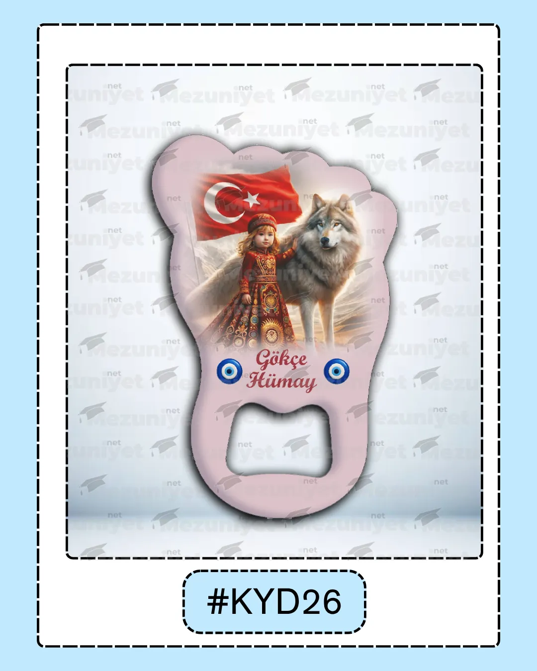 Kız Yeni Doğan Magnet Modeli - KYD26