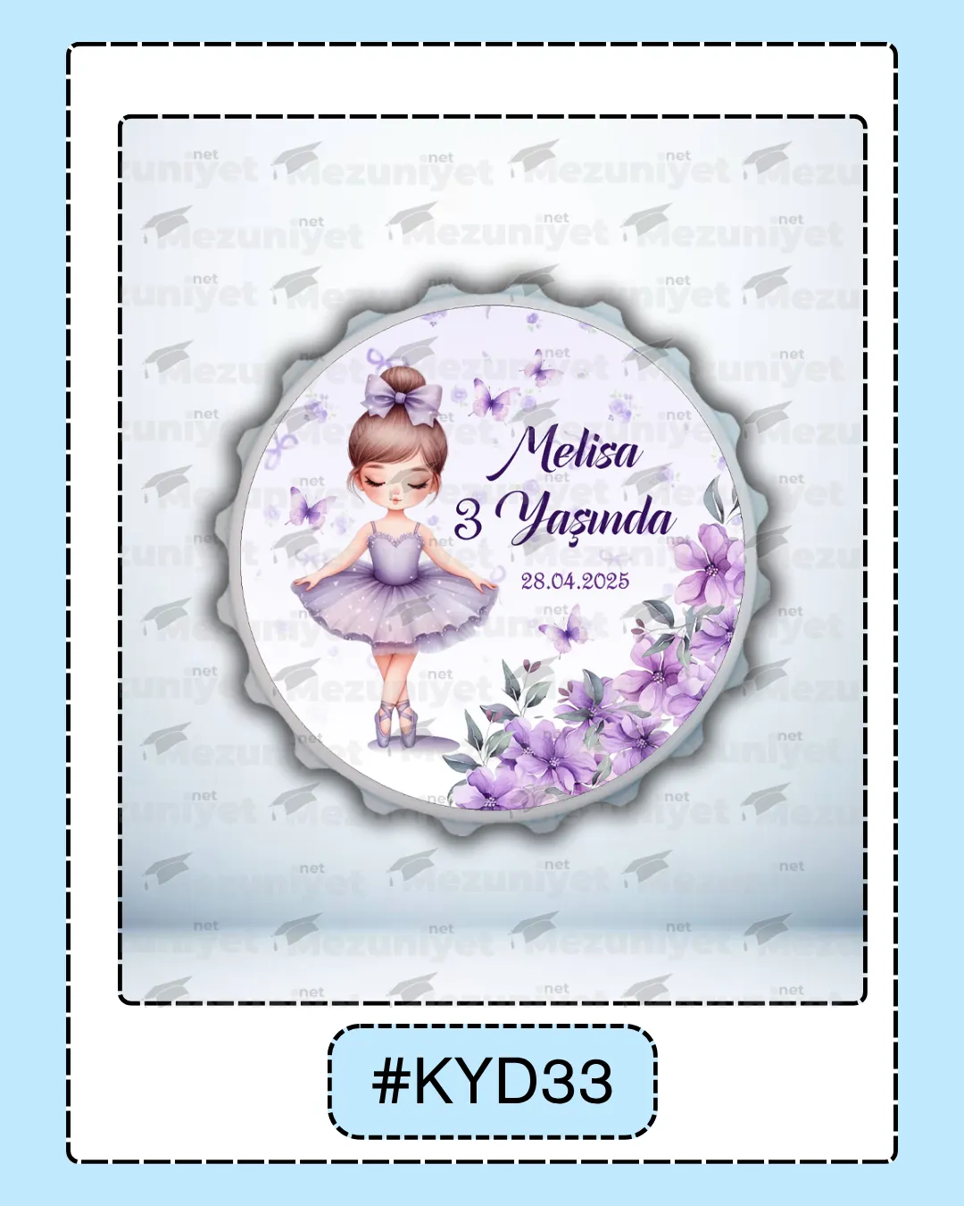 Kız Yeni Doğan Magnet Modeli - KYD33