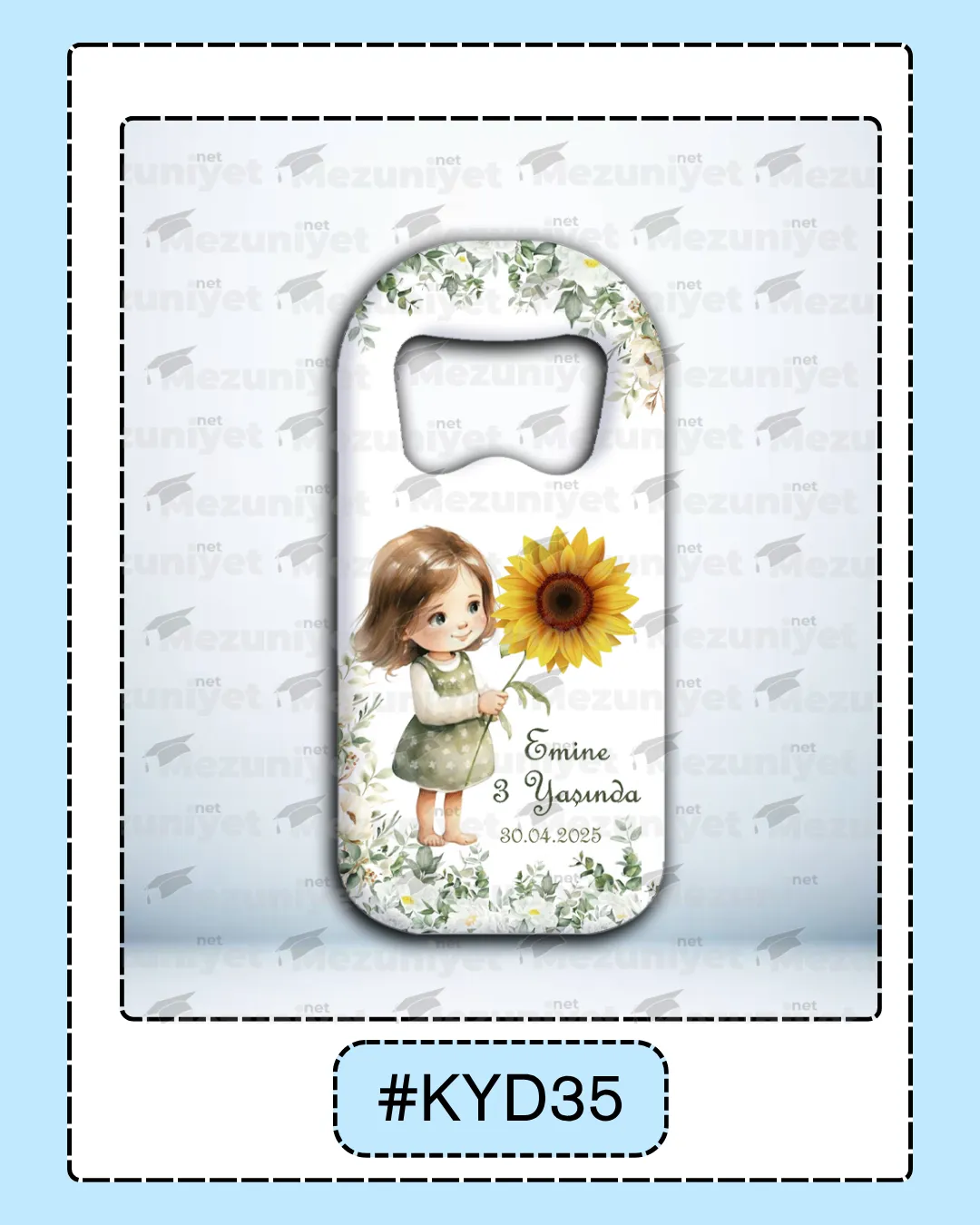Kız Yeni Doğan Magnet Modeli - KYD35