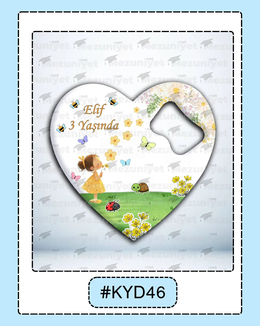 Kız Yeni Doğan Magnet Modeli - KYD46