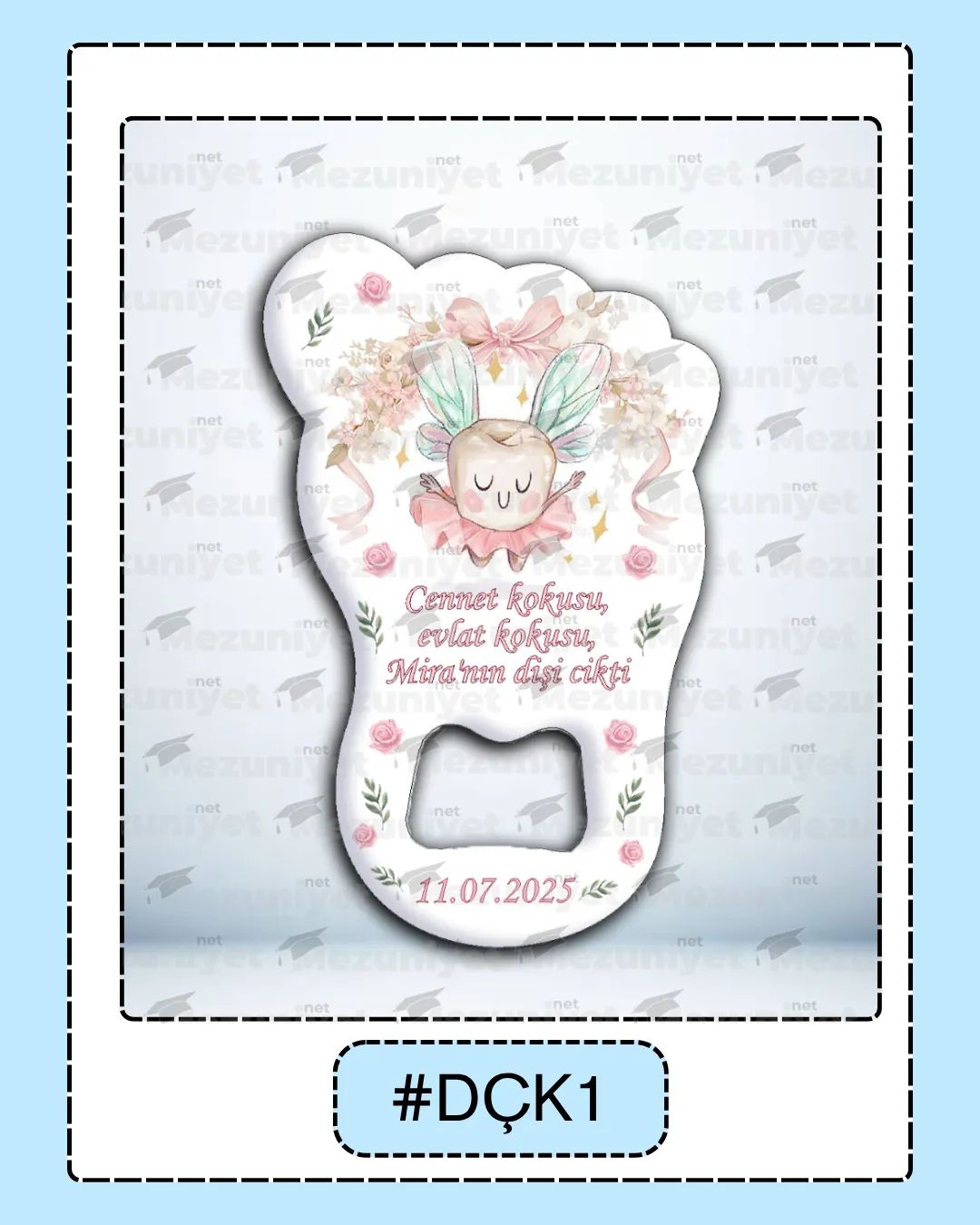 Diş Çıktı Magnetleri Kız Model - DÇK1