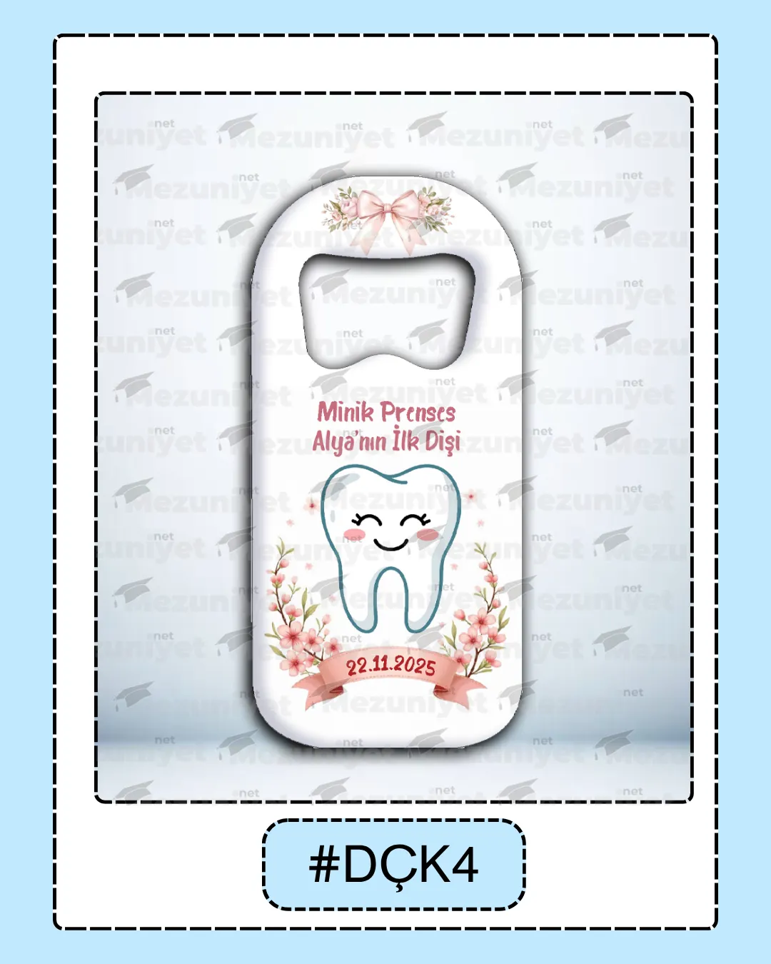 Diş Çıktı Magnetleri Kız Model - DÇK4