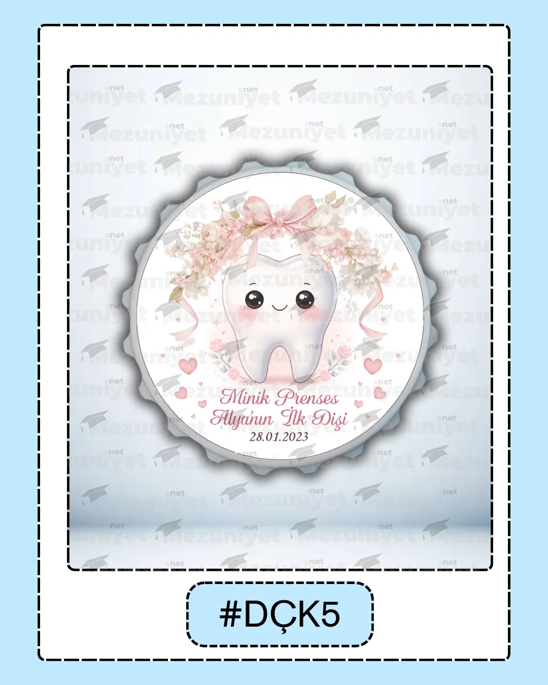 Diş Çıktı Magnetleri Kız Model - DÇK6