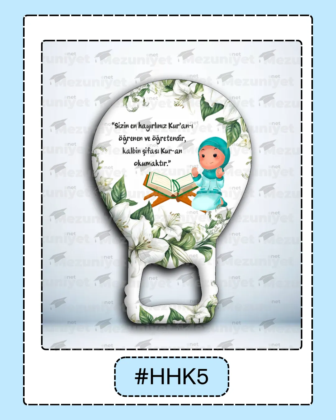 Kuran Okuma Hatırası Magnet - HHK5
