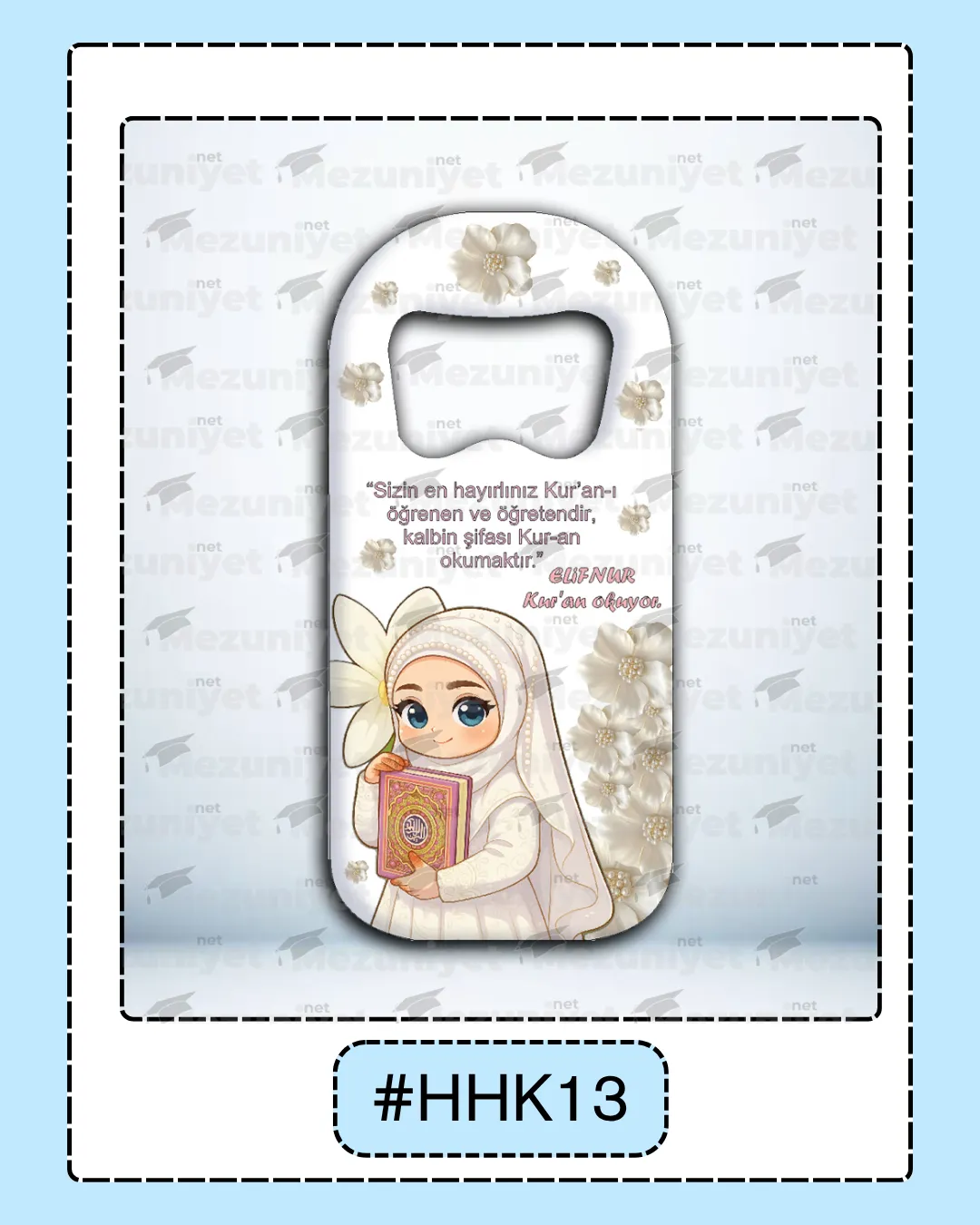 Kuran Okuma Hatırası Magnet - HHK13